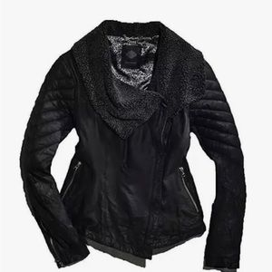 Harley Davidson Women's Sherpa Goat Leather Jacket Soft Leather